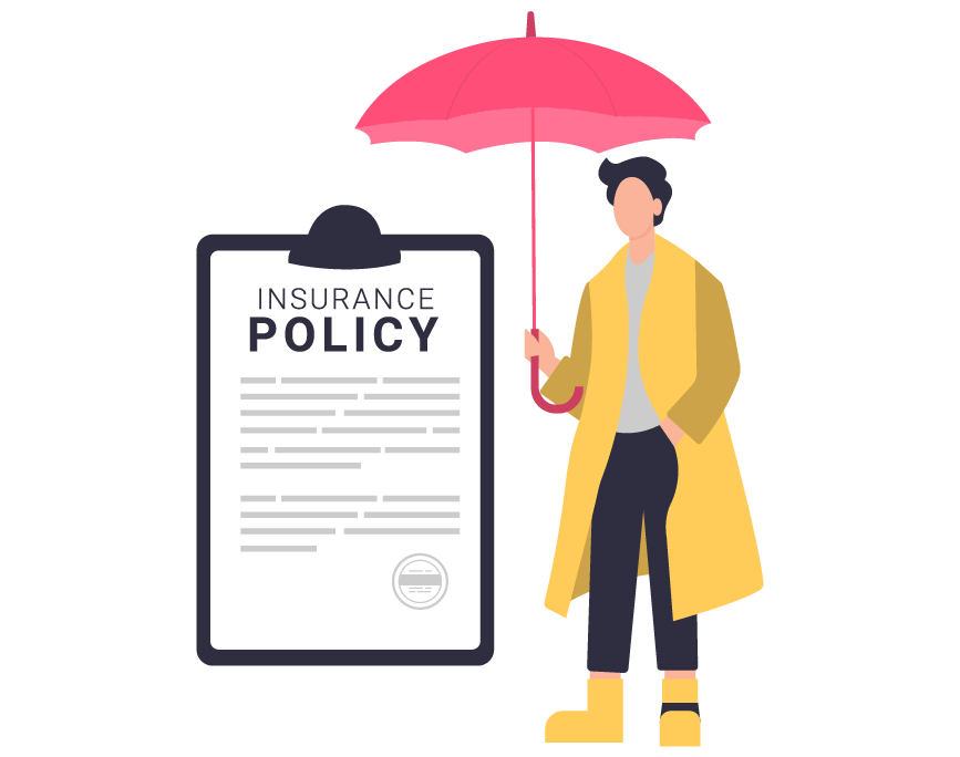Insurance broker agent with contract policy
