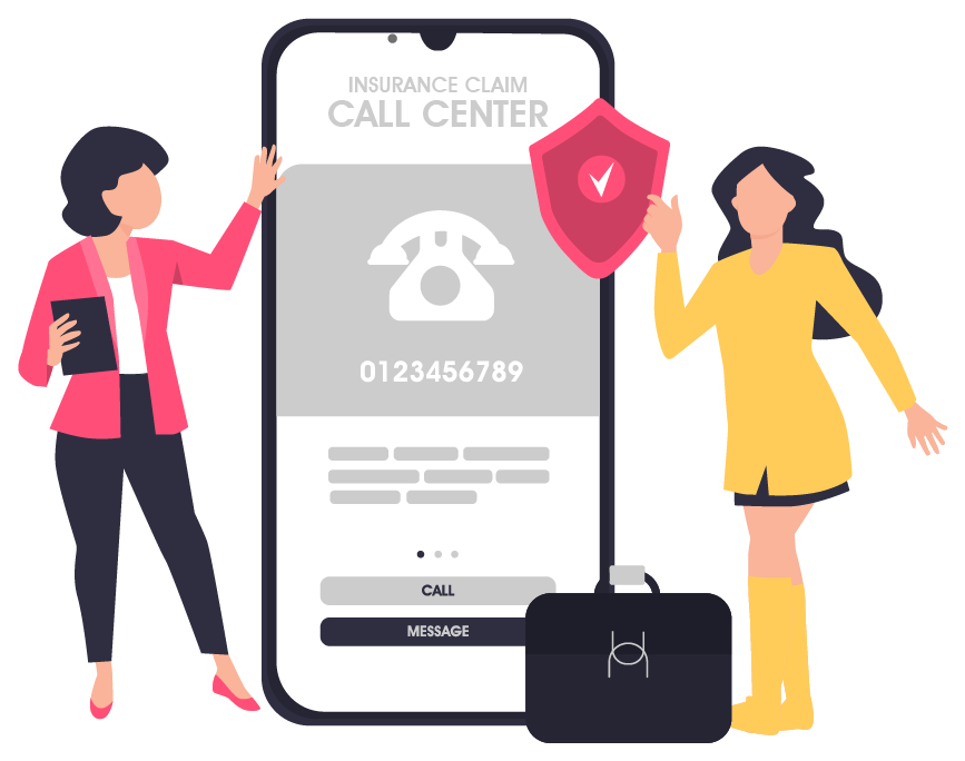 Insurance claim call center