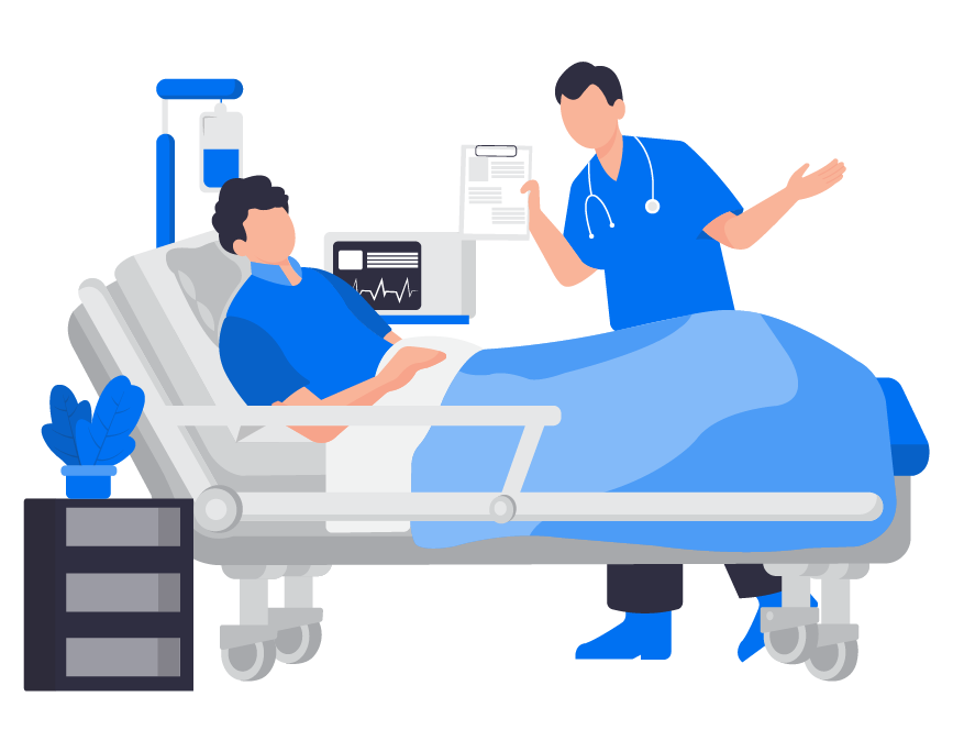 Download Hospital Patient Svg Illustration - Free & Premium In Png, Svg